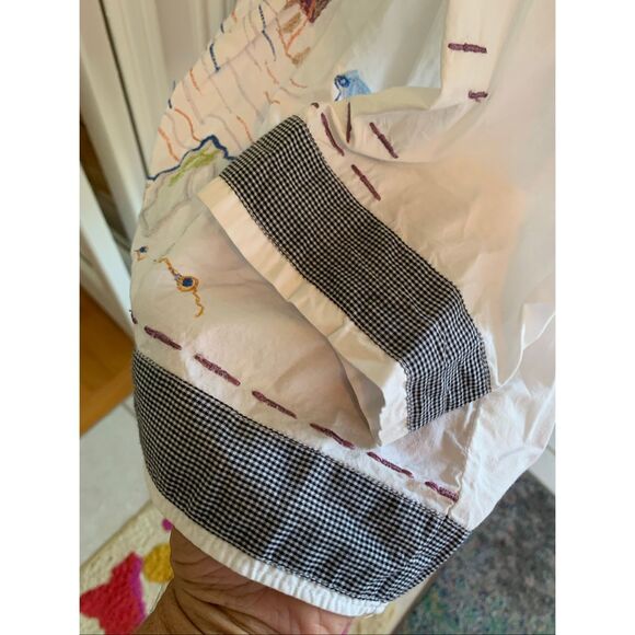 Anthropologie Holding Horses World Traveler Peplum Top - Picture 12 of 14